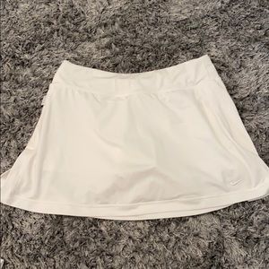 Small white nike tennis skirt